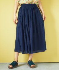 Jocomomola/Temblar ピンタックゴムギャザースカート/508208749