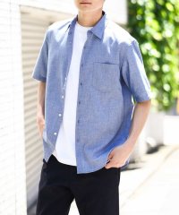 a.v.v (MEN)/【接触冷感/速乾/イージーケア】リネン混半袖シャツ（さらリネシリーズ）/508208791