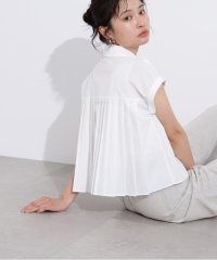 N Natural Beauty Basic/バックプリーツクロップドシャツ/508208948