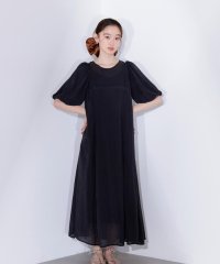 N Natural Beauty Basic/シアーパフスリーブワンピース/508208950