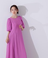 N Natural Beauty Basic/シアーパフスリーブワンピース/508208950