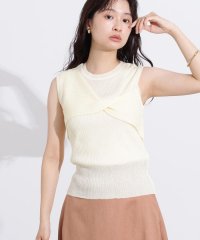 N Natural Beauty Basic/フロントツイストリブニット/508208960