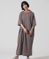 BEAVER/B omnivore/ビーオムニボー　ライン入りリブシルケット天竺ワンピ/508208989