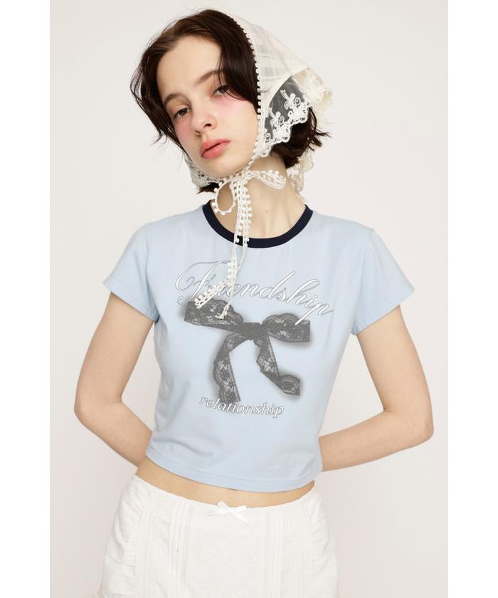 【スライ】RIBBON COMPACT Tシャツ セール 20%OFF】RIBBON COMPACT Tシャツ(508208816) | スライ
