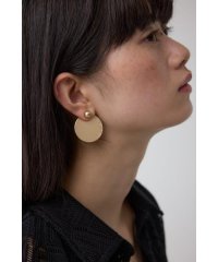 AZUL by moussy/サークルプレートロゴピアス/508208825