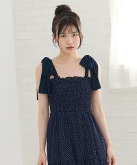 REDYAZEL/ショルダーリボンドットワンピース/508208853