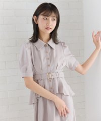 REDYAZEL/ペプラムシャツワンピース/508208854