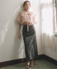 AND COUTURE/ウォッシュドカラーデニムスカート/508208865