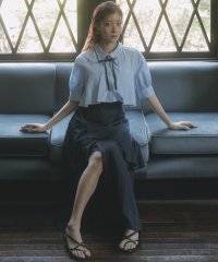 AND COUTURE/デニムライクレイヤードフリルスカート/508208866