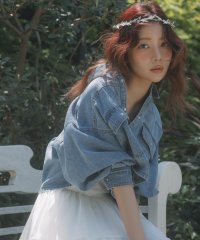 AND COUTURE/ライトデニムシャツジャケット/508208868