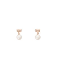 Samantha Tiara/K10 PG ミニリボンピアス≪6月 誕生石≫/508210042