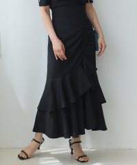 AND COUTURE/アシメギャザーフリルマーメイドスカート/508210050