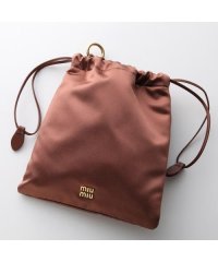 MIUMIU/ミュウミュウ Miu Miu MIUMIU ポーチ 5NG010 049 サテン 巾着/508210162