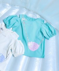 apres les cours/シェルポシェットオフショルTシャツ_接触冷感/508067798