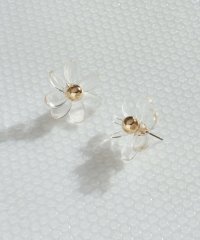 GOLDY/ゴールディ GOLDY クリア フラワー ピアス 1240209/508205650
