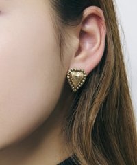 GOLDY/ゴールディ GOLDY ウエスタン ハート スタッズ ピアス 1250102/508205661