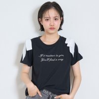Lovetoxic/ラブトキシック Lovetoxic 肩リボン半袖Tシャツ/508208049