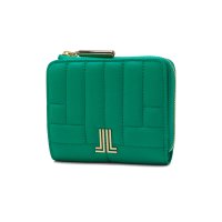 LANVIN en Bleu/ランバン オン ブルー LANVIN en Bleu 財布 レディース 二つ折り コンパクト かわいい ブランド L字ファスナー ギフト 小銭入れあり ブラック/508210751