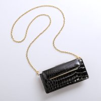 HALEINE/アレンヌ HALEINE [HALEINE]クロコダイル お財布&スマホ ショルダーバッグ/508210766
