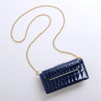 HALEINE/アレンヌ HALEINE [HALEINE]クロコダイル お財布&スマホ ショルダーバッグ/508210766