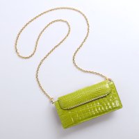 HALEINE/アレンヌ HALEINE [HALEINE]クロコダイル お財布&スマホ ショルダーバッグ/508210766