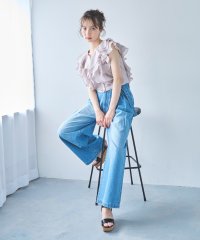 31 Sons de mode/トランテアン ソン ドゥ モード 31 Sons de mode 2025春夏新作 ベルト付きワイドデニムパンツ/508211023