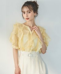 31 Sons de mode/トランテアン ソン ドゥ モード 31 Sons de mode 2025春夏新作 シアーラッフルブラウス/508211030
