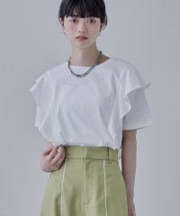 etoll./エトル etoll. ラッフルコットンTシャツ/508211082
