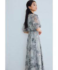 niana/ニアナ niana パフスリーブエンブロイダリードレス 結婚式 二次会 成人式 同窓会 パーティードレス オケージョンドレス お呼ばれワンピース/508211087
