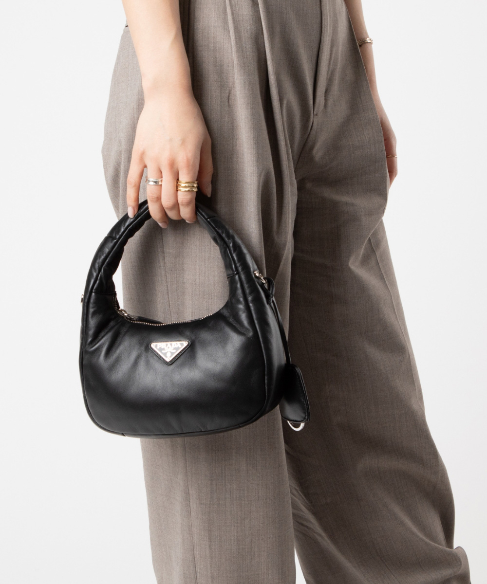⚡️極上美品PRADA ブラック ショルダーバッグ コインケース付き ⚡️極上美品PRADA ブラック ショルダーバッグ コインケース付き