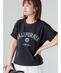 Lugnoncure/【接触冷感】カレッジ風ロゴTシャツ/508211200