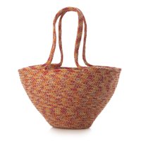 EARTH MADE/アースメイド EARTH MADE E7647 JUTE ROUND BOTTOM TOTE/508211263