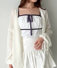 NICE CLAUP/OLIVE des OLIVE OUTLET/【one after another】ベロアリボンキャミ/508211337