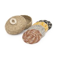 EARTH MADE/アースメイド EARTH MADE E7657 JUTE COASTER SET/508211626