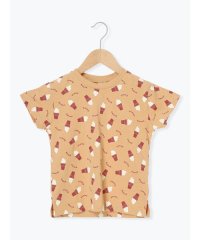 Samansa Mos2 Lagom/【吸水速乾】ソフトクリーム総柄Tシャツ/508211780