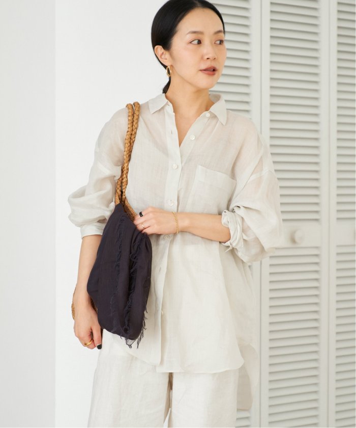 Plage PURE RAMIE SHEER シャツ セール】PURE RAMIE SHEER シャツ(508212040) | プラージュ