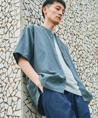 URBAN RESEARCH DOORS/『XLサイズ/WEB限定』『UR TECH 高機能リネン』バンドカラーシャツ/508212111