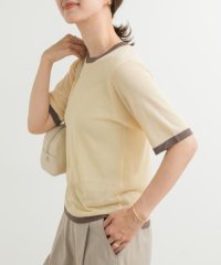 URBAN RESEARCH DOORS/リンガー半袖ニットTシャツ/508212116