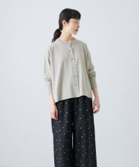 KAGURE/ハイゲージコットンクルーネックカーディガン/508212127