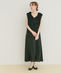 ITEMS URBAN RESEARCH/フェザーベストセットキャミワンピース/508212146