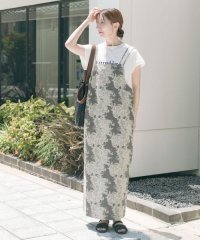 ITEMS URBAN RESEARCH/リネン混ジャガードキャミワンピース/508212148