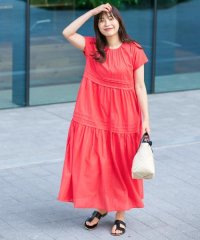URBAN RESEARCH ROSSO/F by ROSSO　コットンボイルタックティアードワンピース/508212153
