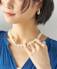 SHIPS WOMEN/フラワー シェル ネックレス/508212191
