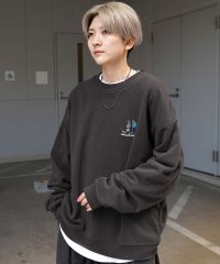 ILL‘S/イルズ ILL'S ワンポイント刺繍ロゴ おじ デイリーウォーキング 8ボール ダイス ビッグシルエット プルオーバースウェット カットソー ユニセックス/508212317