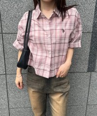 Ranan/ラナン RANAN 【U.S. POLO ASSN.】チェックショート丈シャツ/508212558