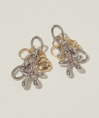 GOLDY/ゴールディ GOLDY カラー グリント フラワー チャーム ピアス 1250402/508212606