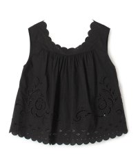 DES PRES/カットワークエンブロイダリー スリーブレスブラウス/508212684