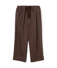 BACCA/リネンツイル タックワイドパンツ/505209317