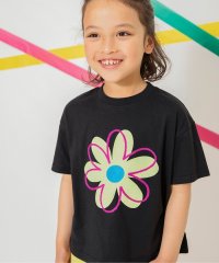BREEZE/ビックフラワー刺繍Tシャツ/508013208