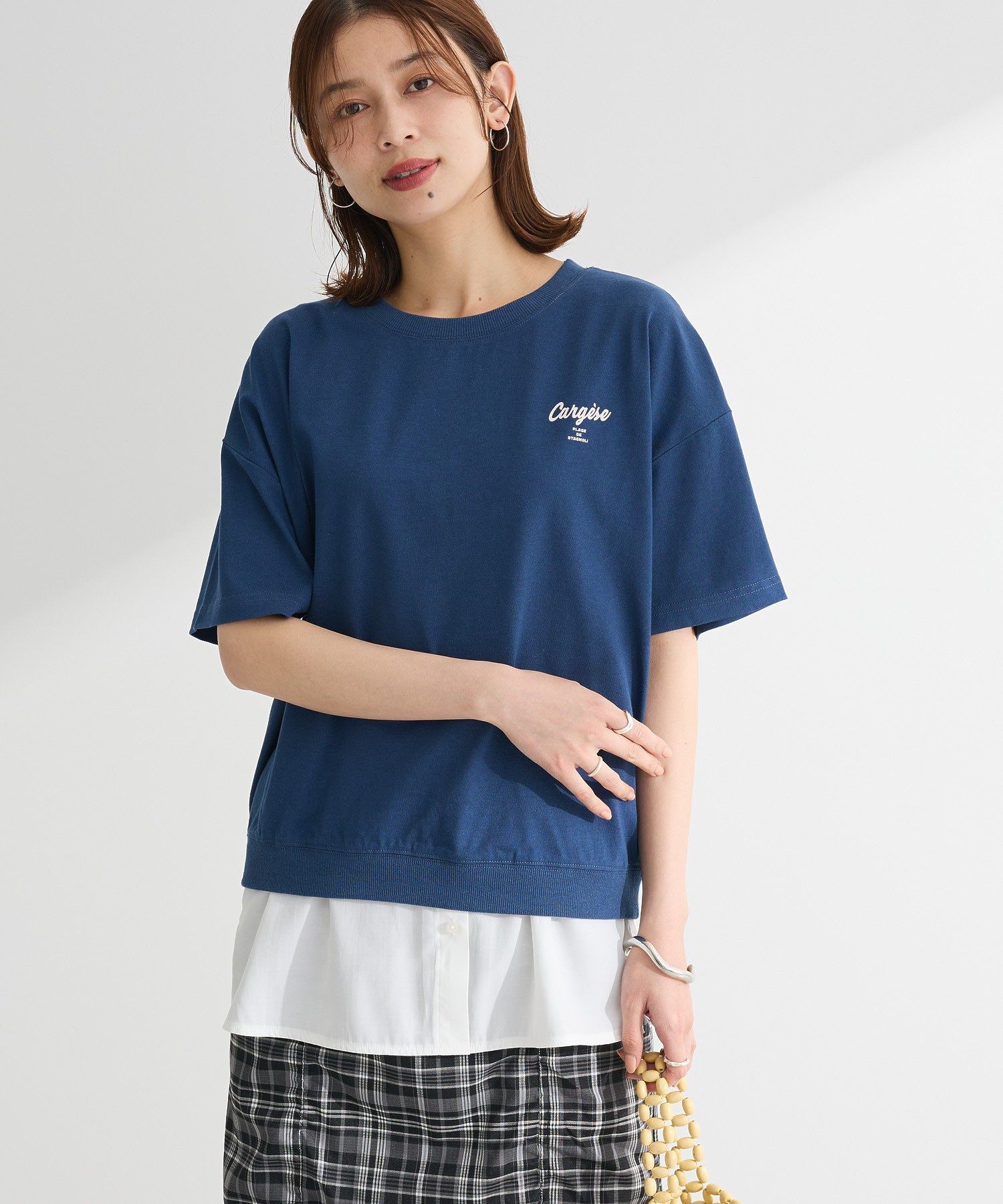 グリーン パークス Green Parks さがら刺繍Tシャツ(508212021